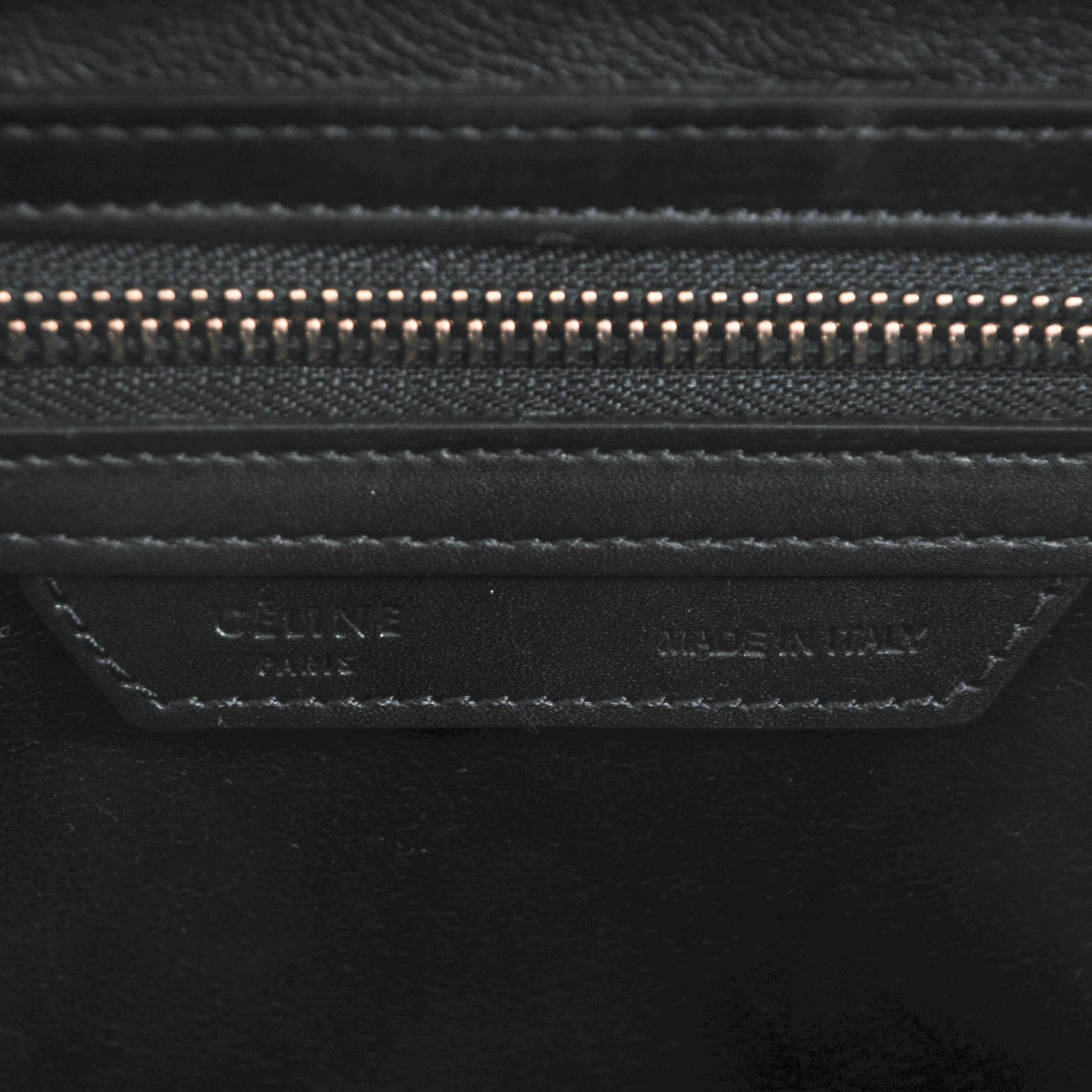 Celine Twill Smooth Calfskin Mini Luggage Dune Black 6 of 8