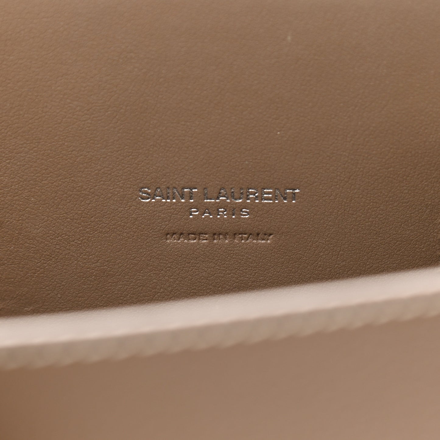 Grained Calfskin Topstich Baby Sac De Jour Taupe
