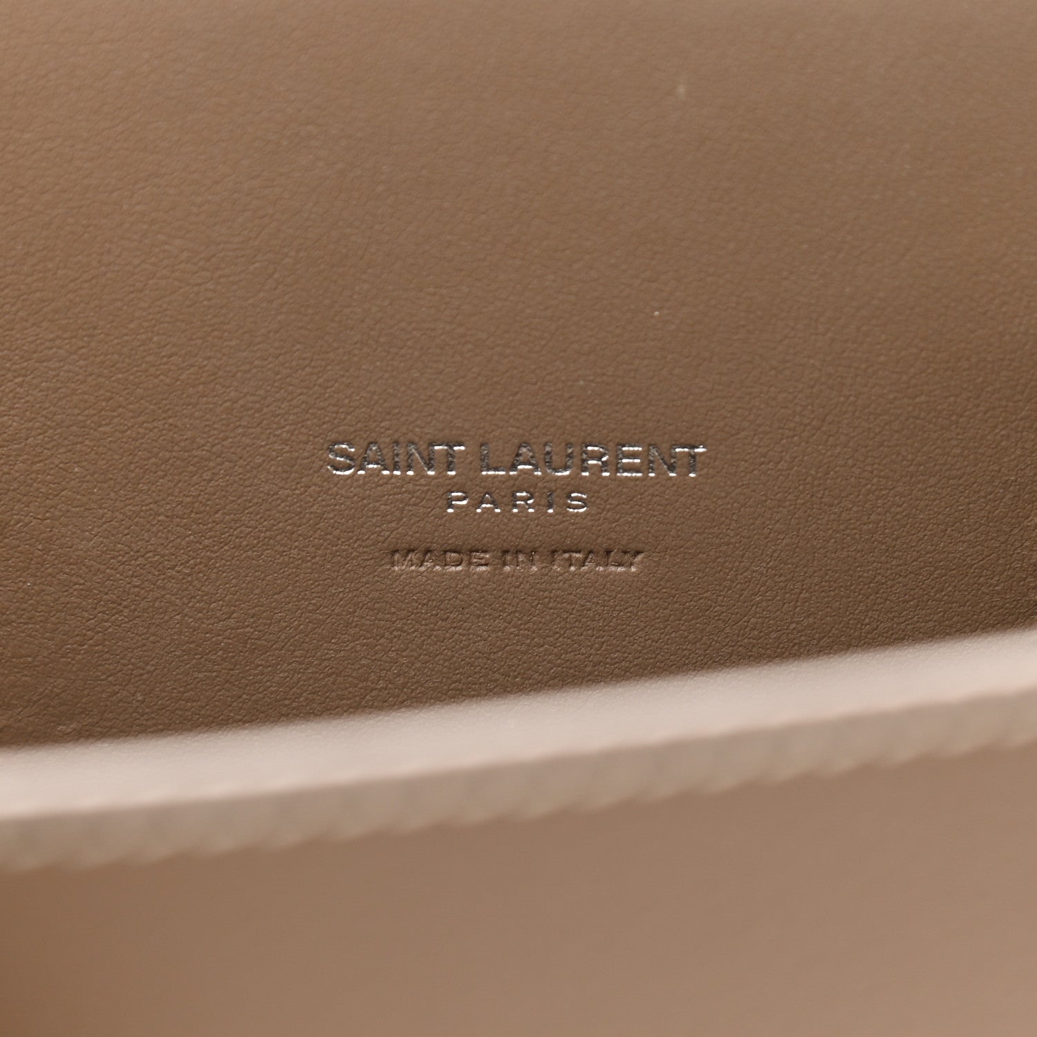 Saint Laurent Grained Calfskin Topstich Baby Sac De Jour Taupe 6 of 12