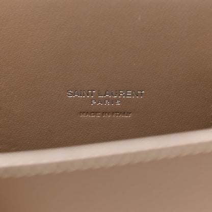 Saint Laurent Grained Calfskin Topstich Baby Sac De Jour Taupe 6 of 12