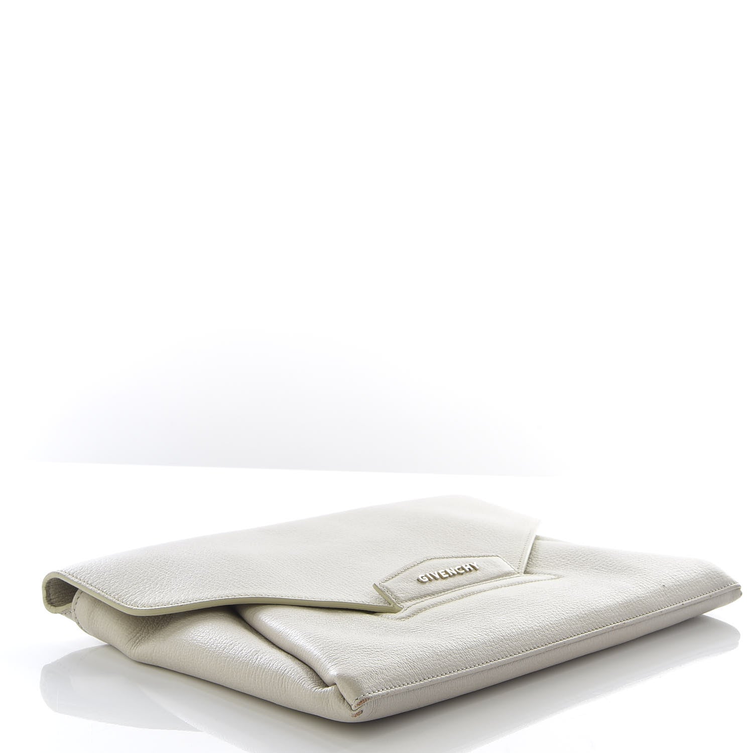 Givenchy Sugar Goatskin Medium Antigona Envelope Clutch Ivory 3 of 8