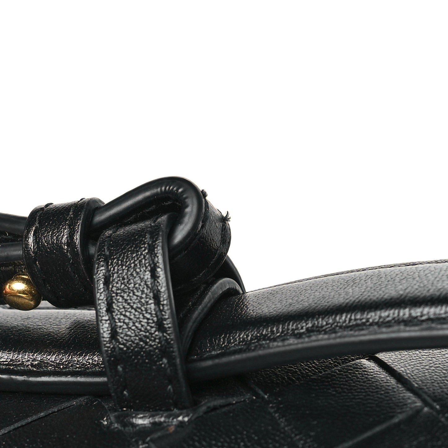 Calfskin Intrecciato Bang Bang Vanity Case Black