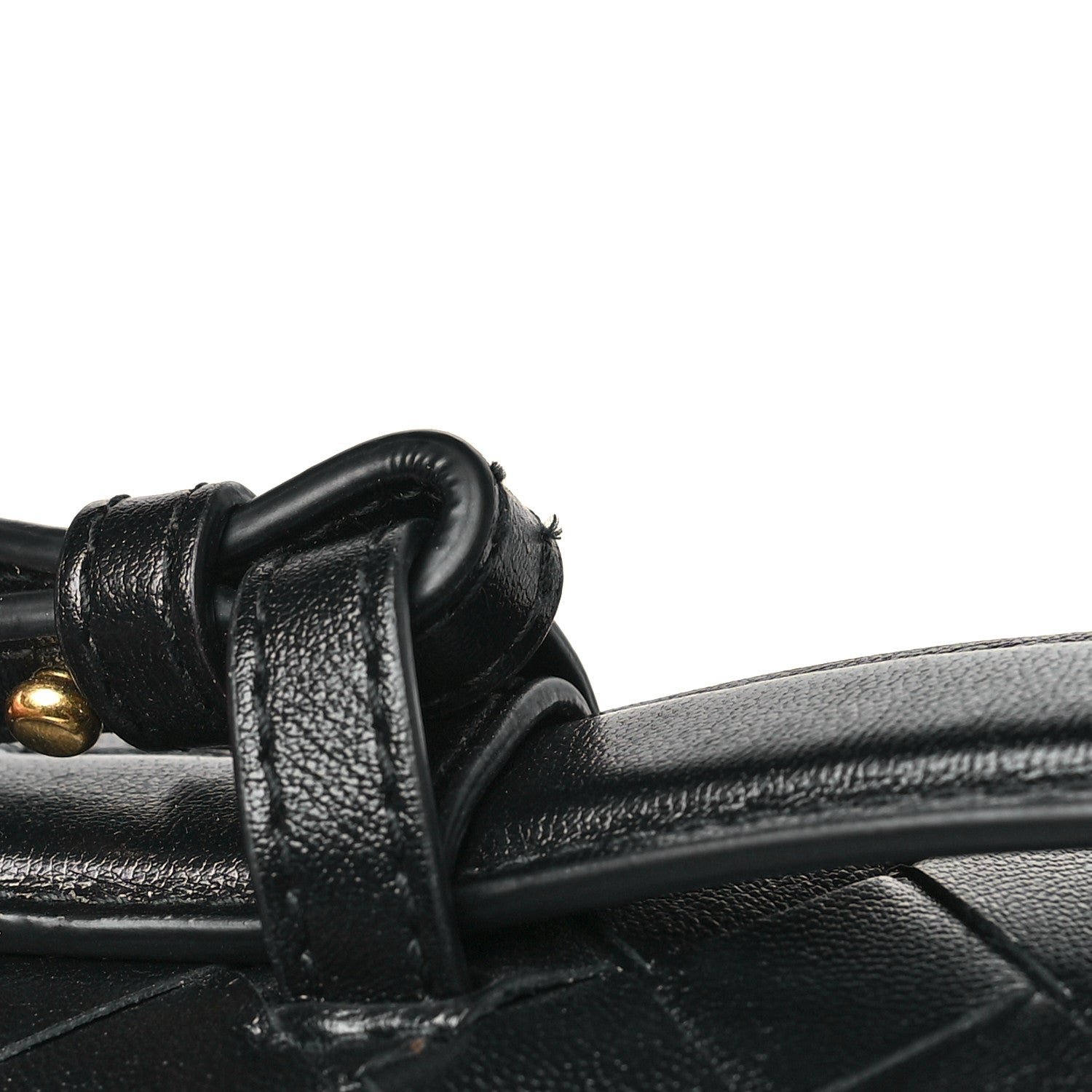 Bottega Veneta Calfskin Intrecciato Bang Bang Vanity Case Black 11 of 11