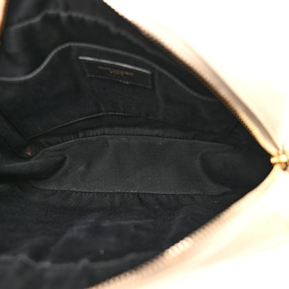 Saint Laurent Calfskin Matelasse Monogram Lou Camera Bag Crema Soft 5 of 19