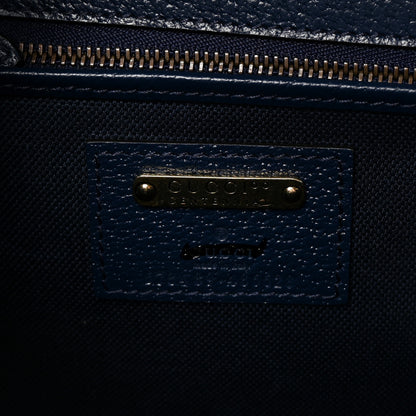 Gucci Calfskin Kaleidoscope Medium Bamboo 1947 Top Handle Bag Blue Orange Multicolor Blue Agata 6 of 9