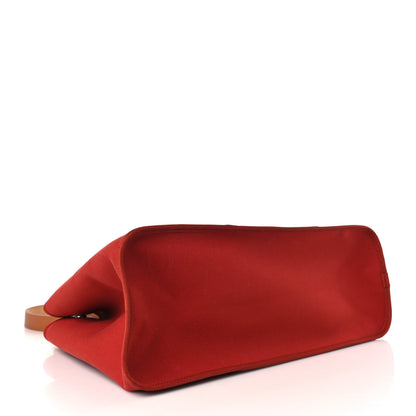 Hermes Toile Cabag 39 Rouge Grenat 4 of 10