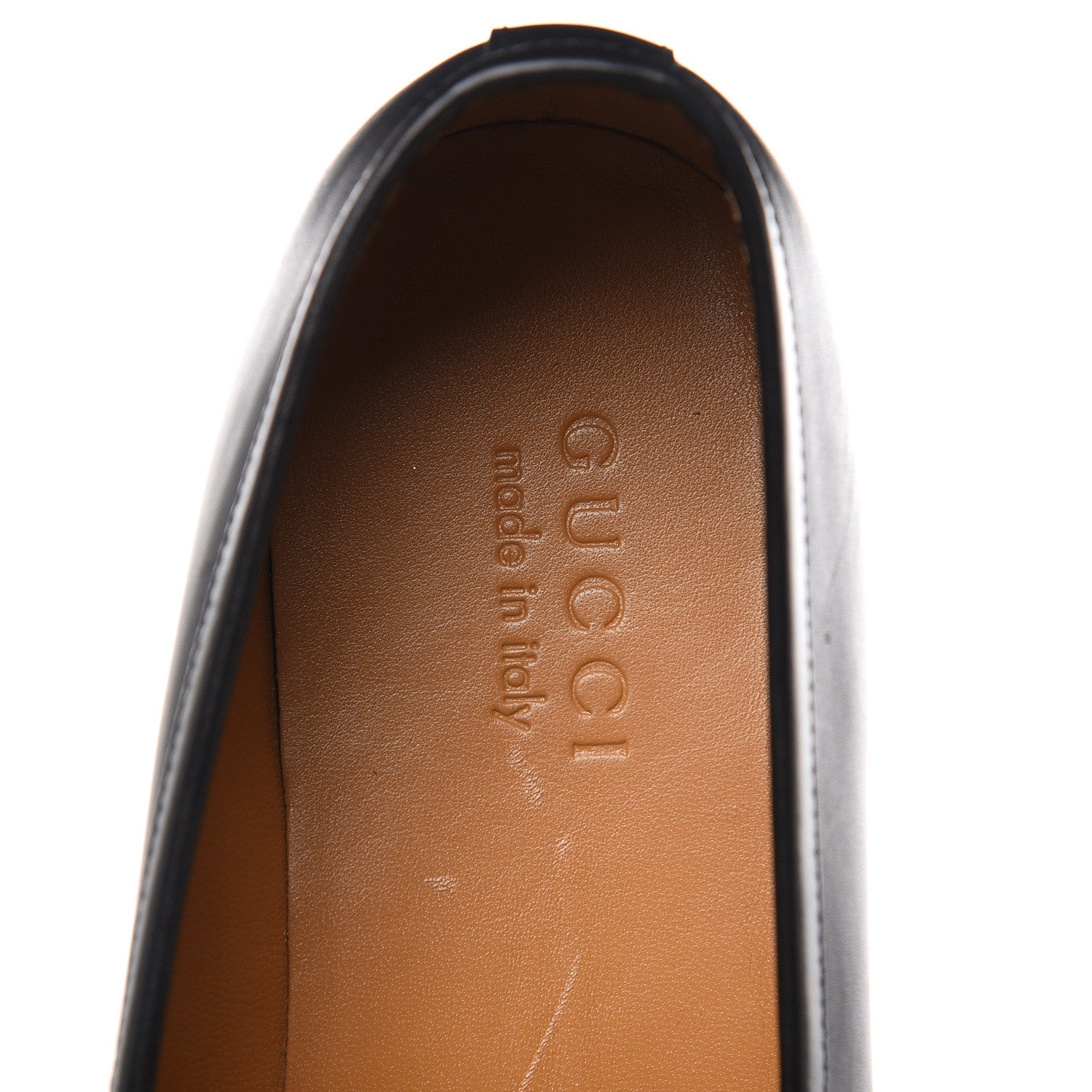 Gucci Calfskin Horsebit Mens Jordaan Loafers 7 Black 7 of 11