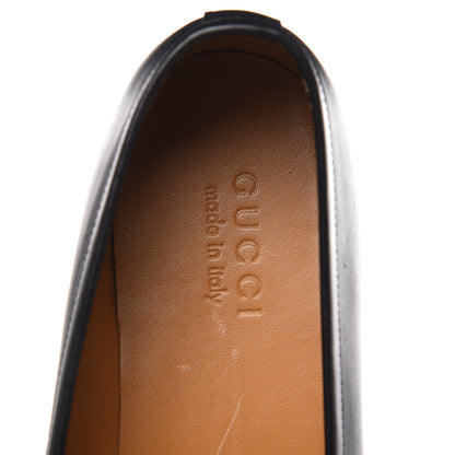 Gucci Calfskin Horsebit Mens Jordaan Loafers 7 Black 7 of 11