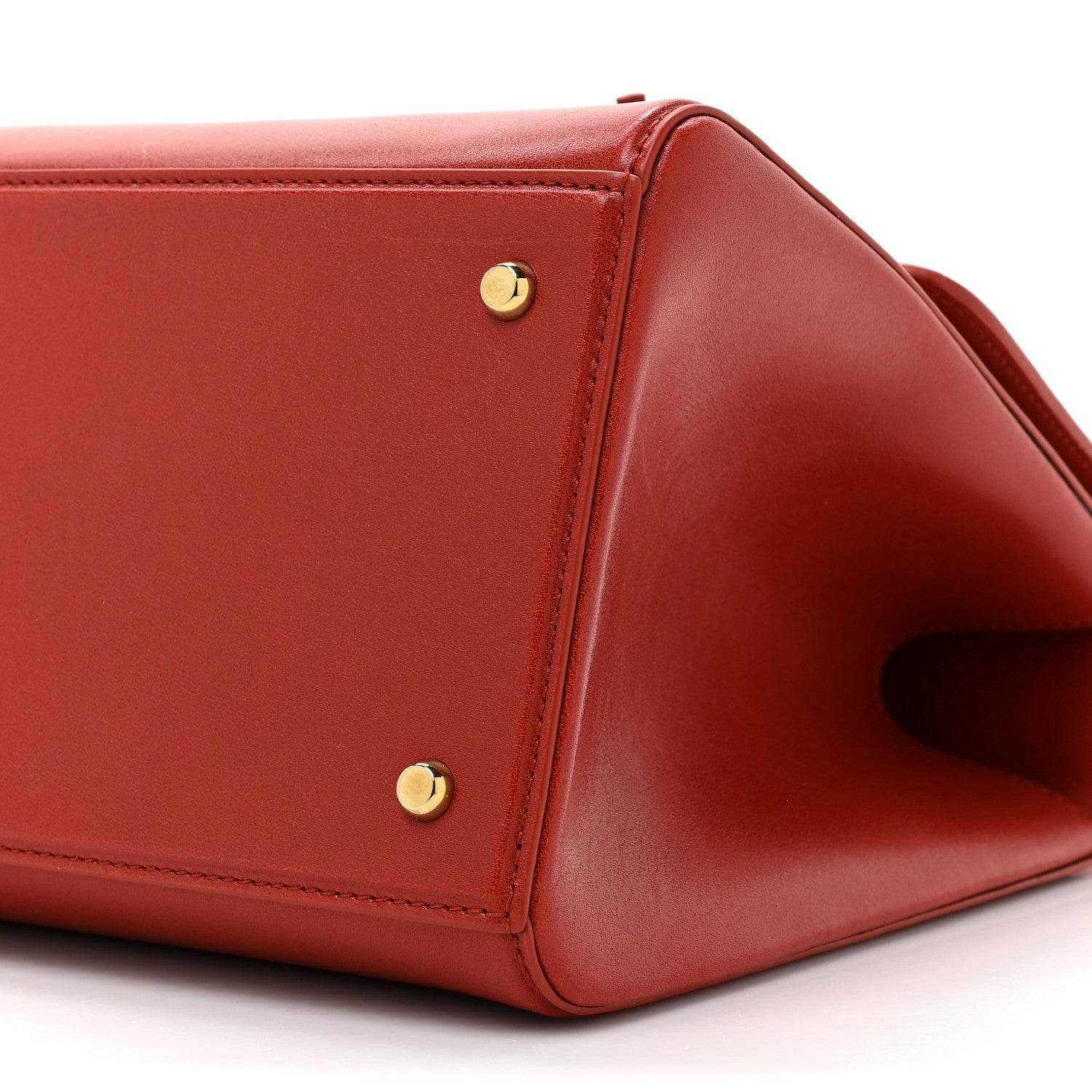 Bottega Veneta Calfskin Medium Desiree Shoulder Bag Red 7 of 10