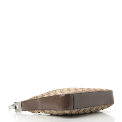 Gucci Monogram GG Clasp Hobo Brown 4 of 14