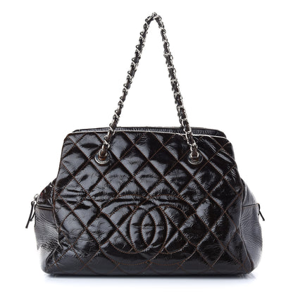 Chanel Patent Quilted Petit Timeless Shopping Tote PTT 1 of 13