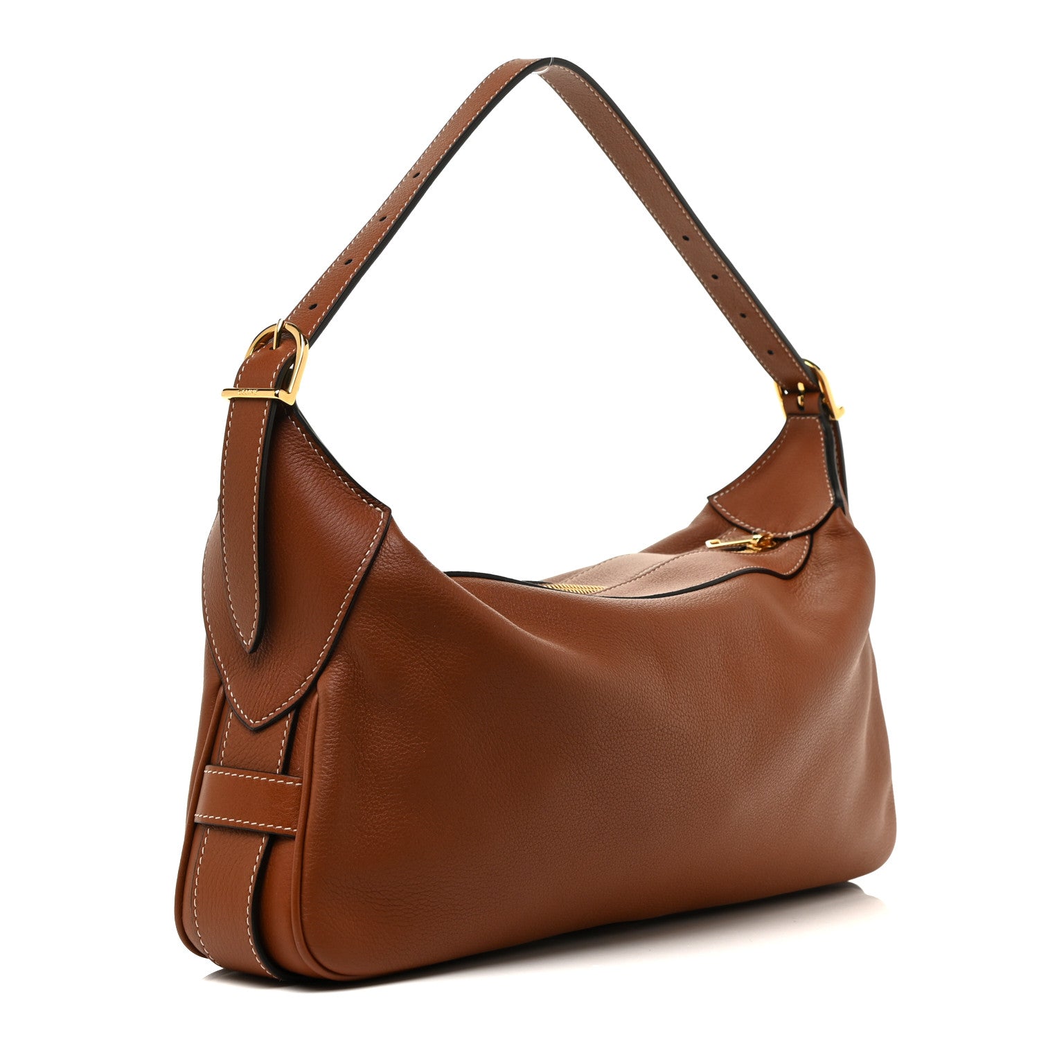 Celine Supple Calfskin Medium Romy Shoulder Bag Tan 3 of 11