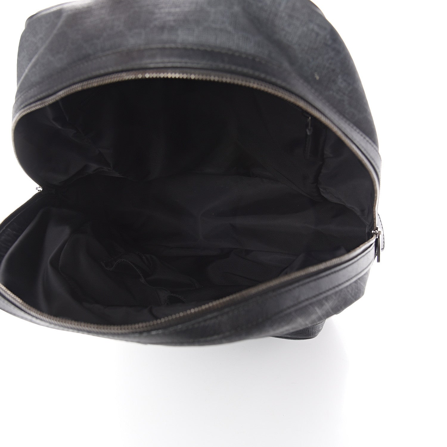 Gucci GG Supreme Monogram Medium Day Backpack Grey Black 4 of 8