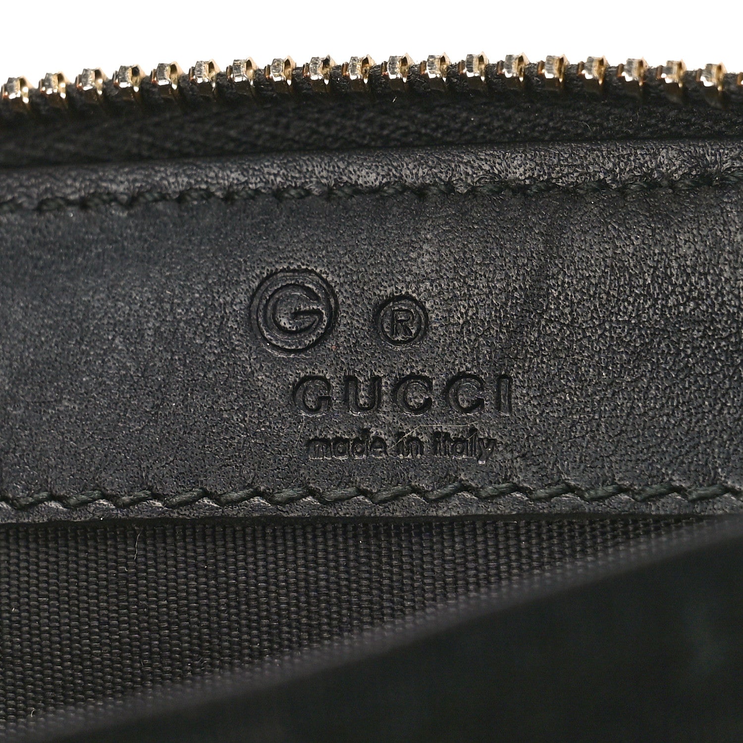 Gucci Microguccissima Zip Around Card Case Black 6 of 8