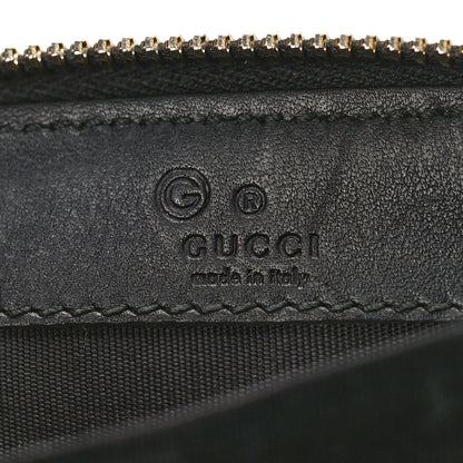 Gucci Microguccissima Zip Around Card Case Black 6 of 8