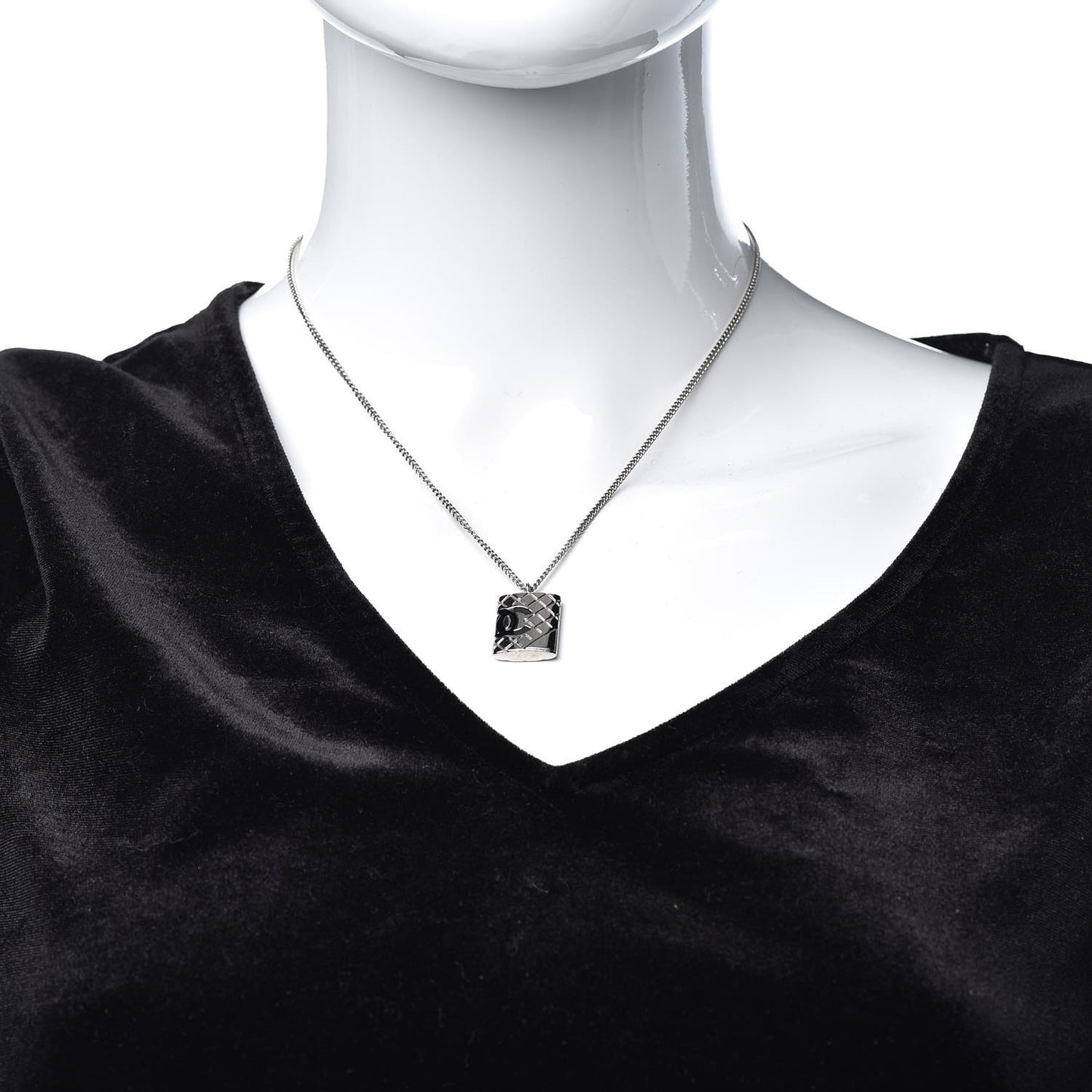 Cambon Pendant Necklace Silver