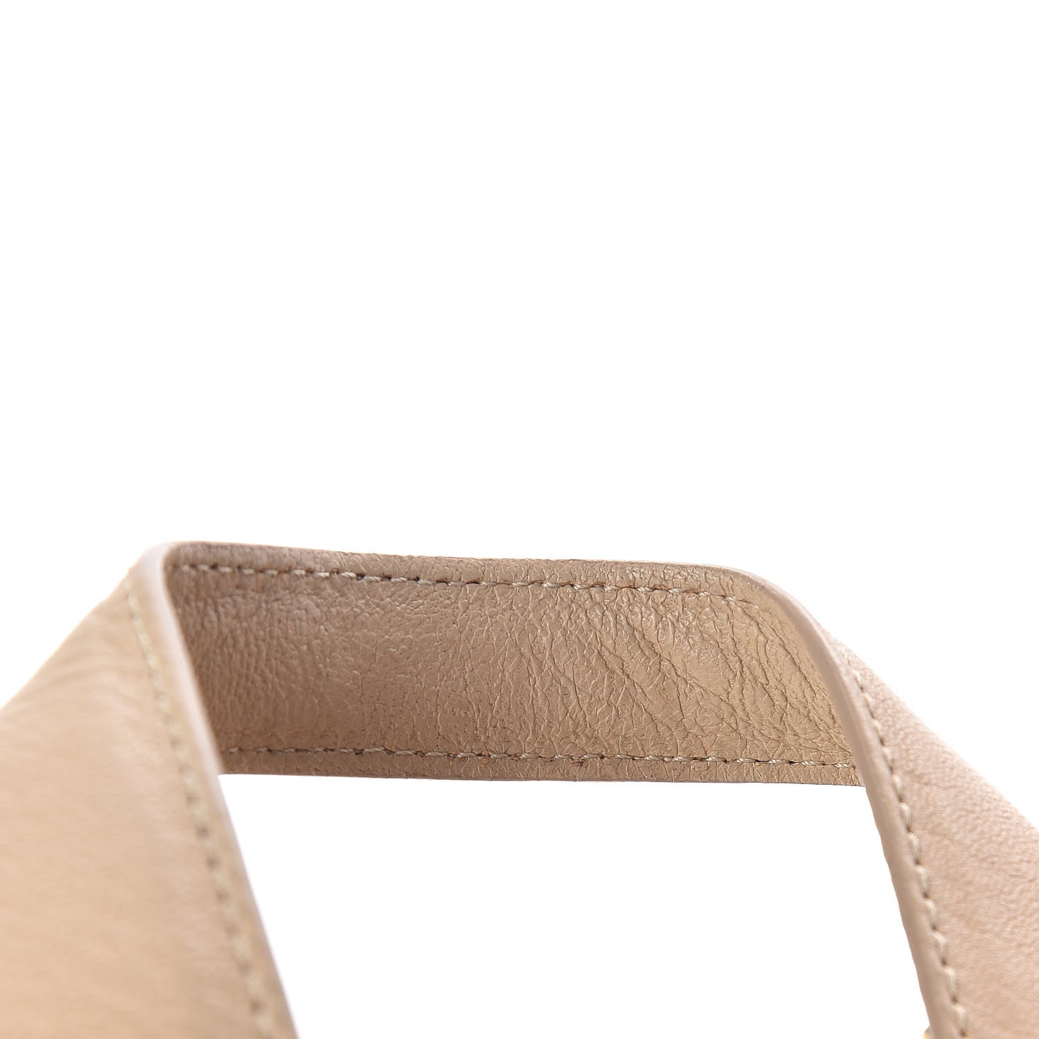 Chloe Calfskin Studded Medium Military Paraty Beige 11 of 14