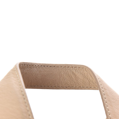Chloe Calfskin Studded Medium Military Paraty Beige 11 of 14