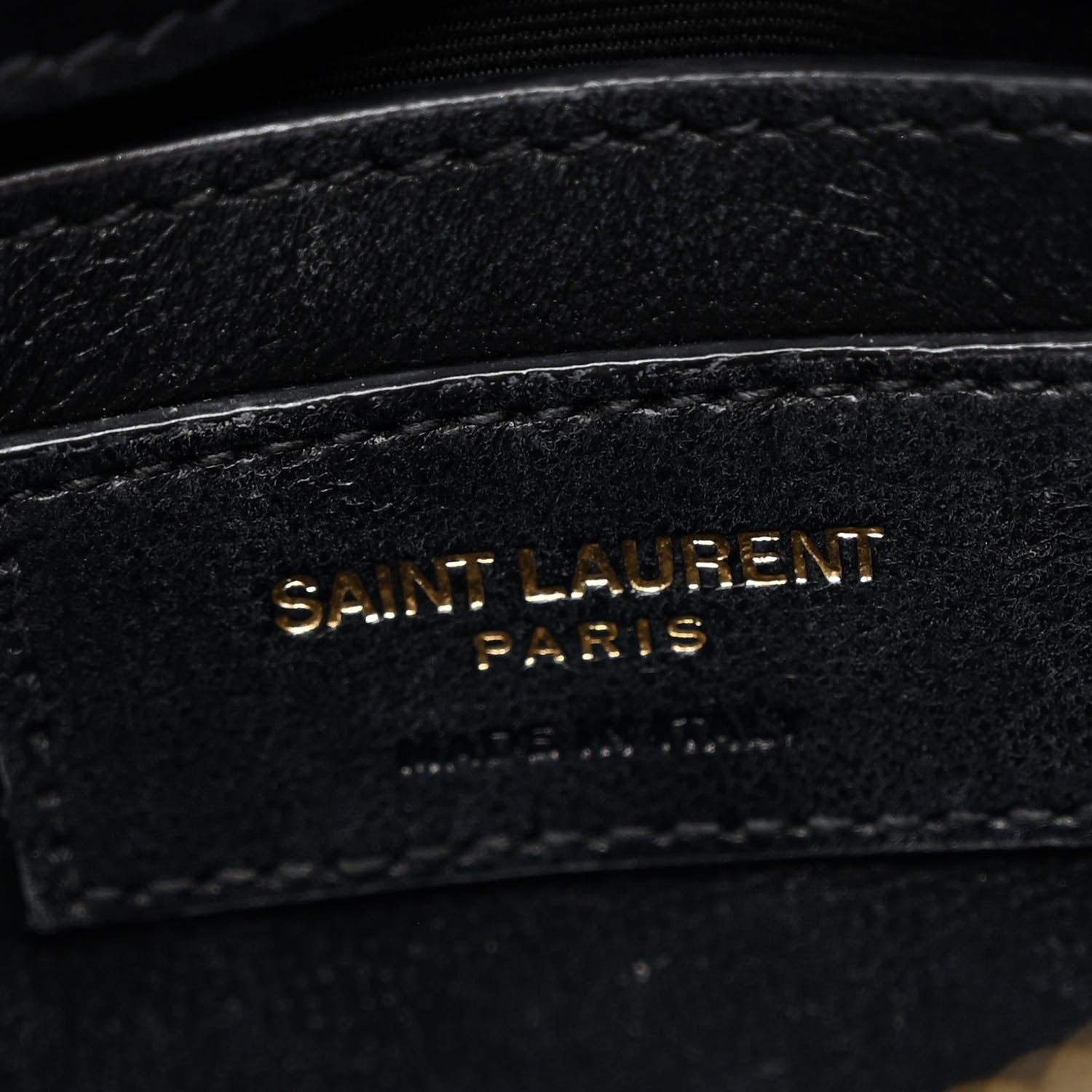 Saint Laurent Calfskin Y Quilted Monogram Small Loulou Chain Satchel Black 7 of 11