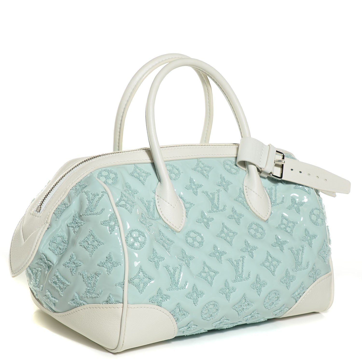 Louis Vuitton Monogram Bouclettes Speedy Round Mint 3 of 6