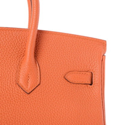 Hermes Togo Birkin 25 Orange 28 of 30