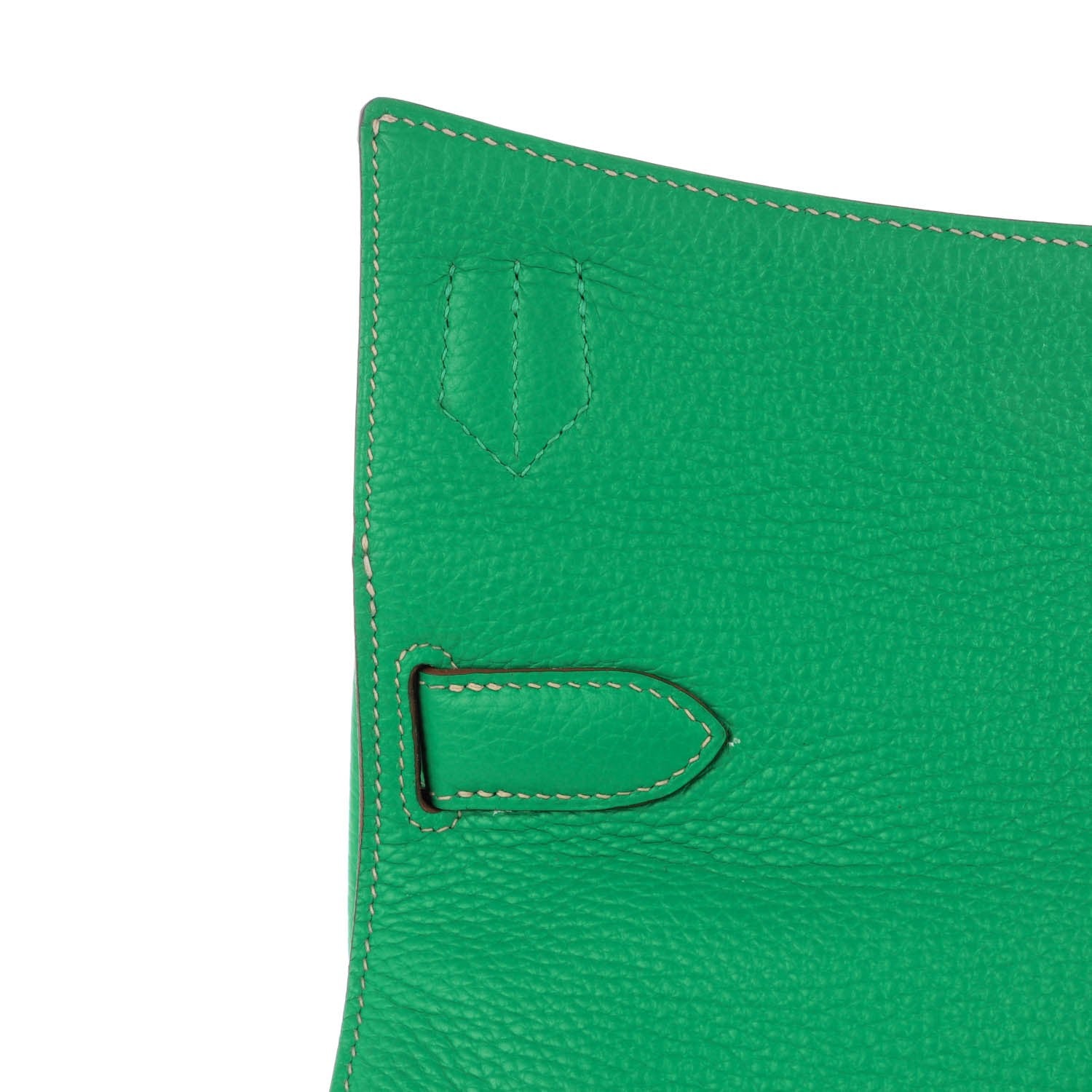 Hermes Taurillon Clemence Eclat Jypsiere 34 Menthe Etoupe 9 of 17