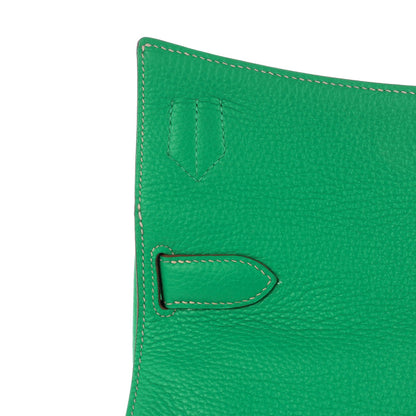 Hermes Taurillon Clemence Eclat Jypsiere 34 Menthe Etoupe 9 of 17