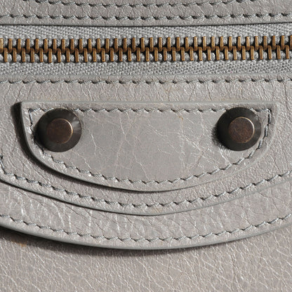 Balenciaga Agneau Classic Hardware Zip Traveler Backpack Gris Pyrite 10 of 13