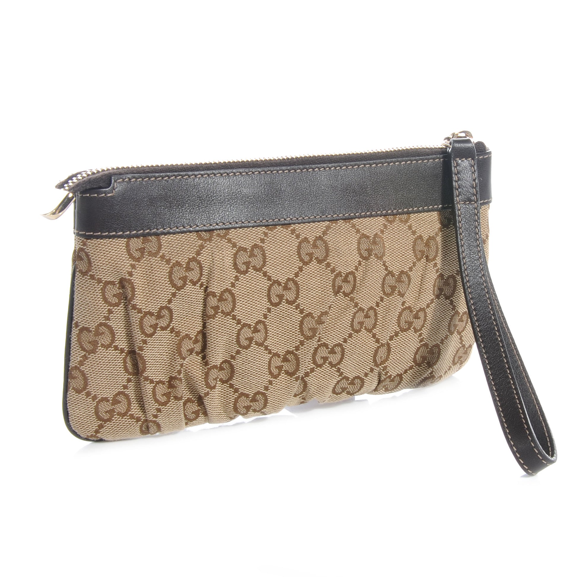 Gucci Monogram D Gold Wristlet 3 of 7