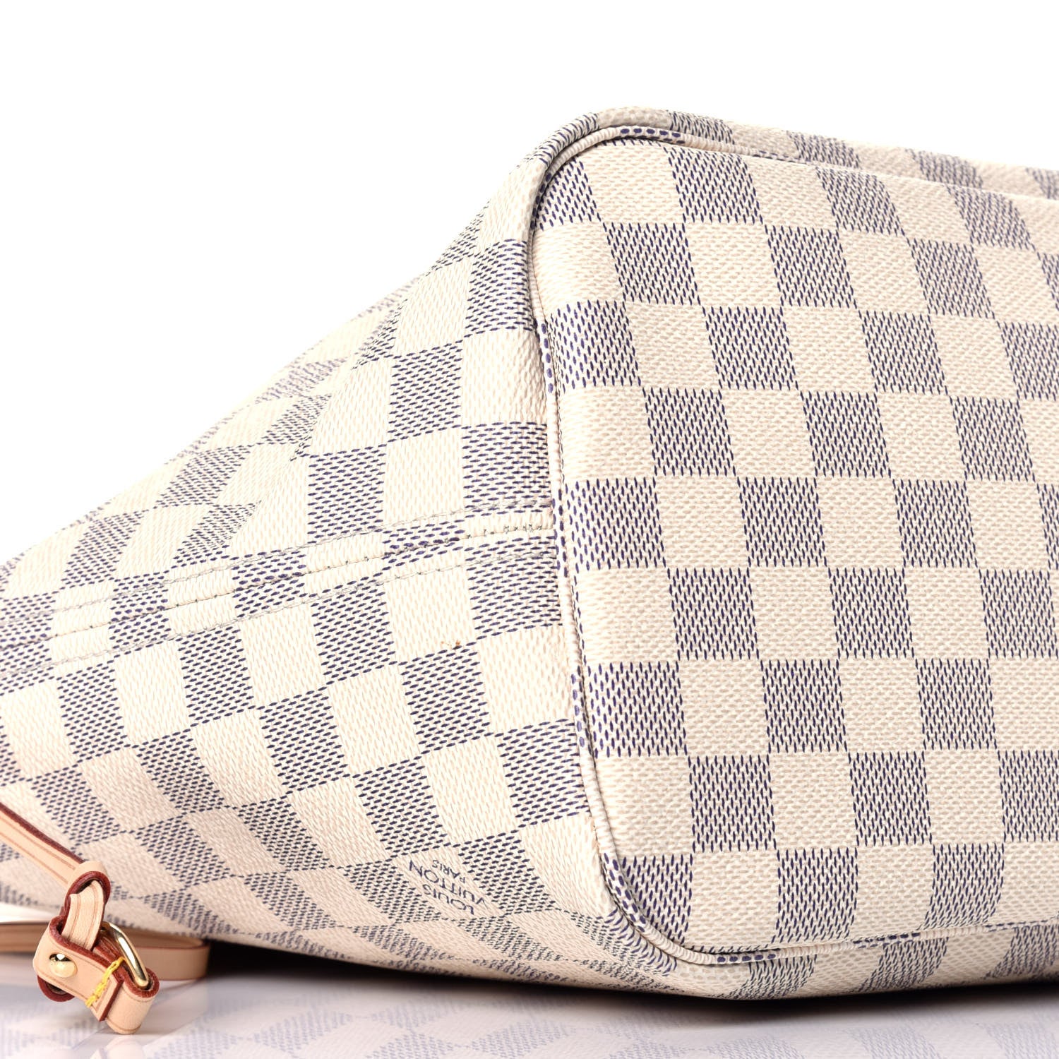 Louis Vuitton Damier Azur Neo Neverfull MM Rose Ballerine 7 of 8