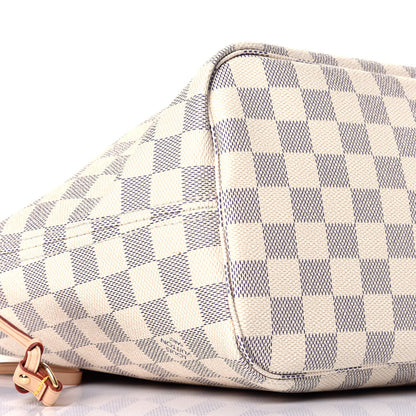 Louis Vuitton Damier Azur Neo Neverfull MM Rose Ballerine 7 of 8