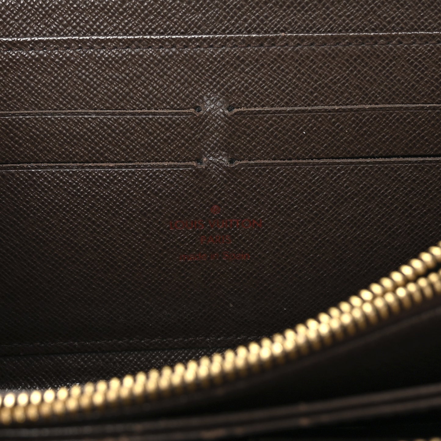Damier Ebene Zippy Wallet