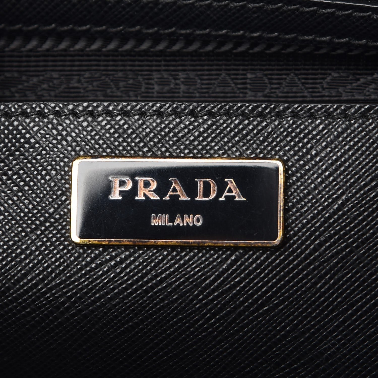 Prada Saffiano Large Galleria Double Zip Tote Black 7 of 17