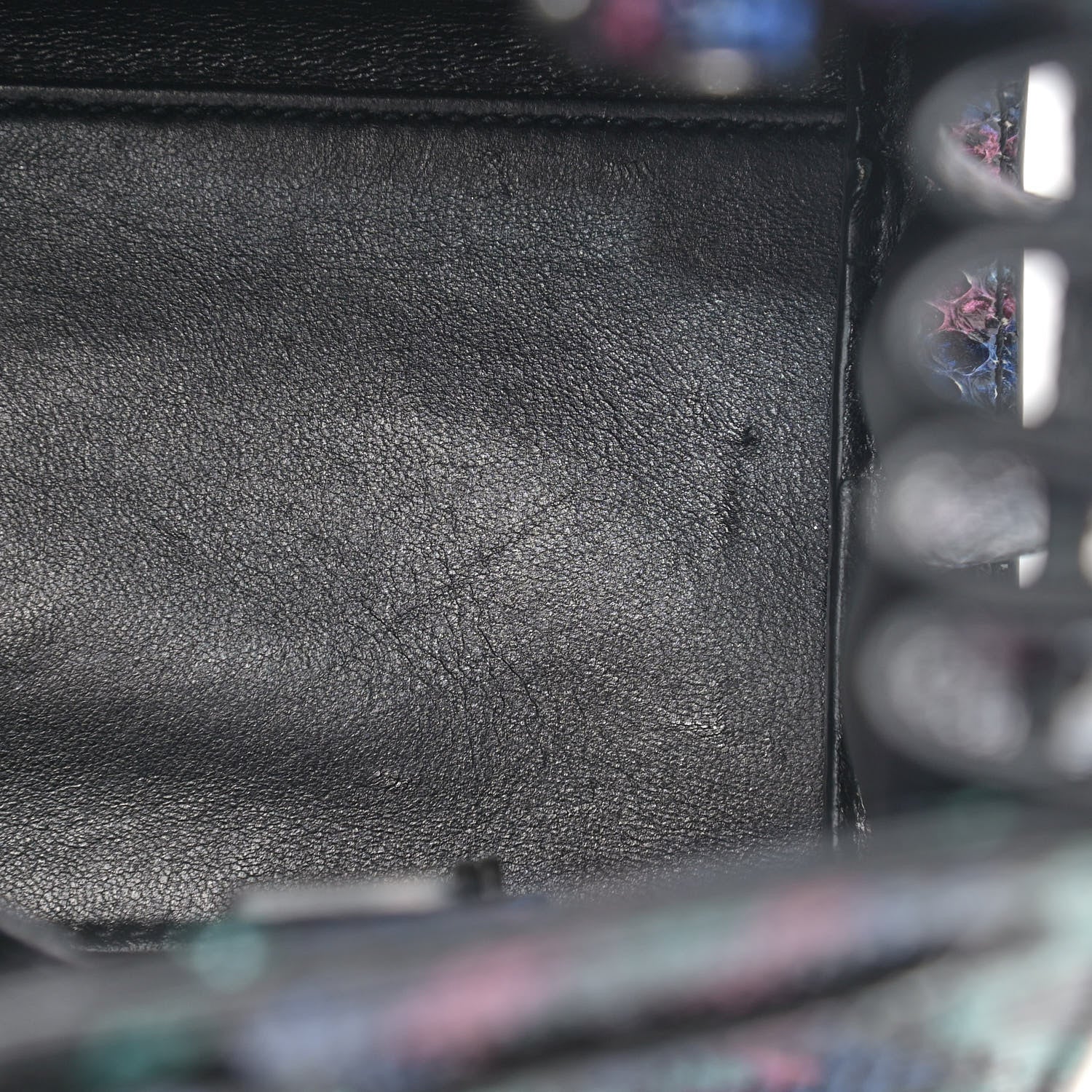 Saint Laurent Snakeskin Curvy Stripe Nano Sac De Jour Multicolor 10 of 23