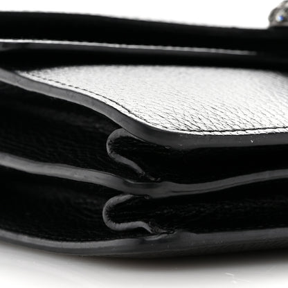 Gucci Pebbled Calfskin Small Dionysus Shoulder Bag Black 10 of 14