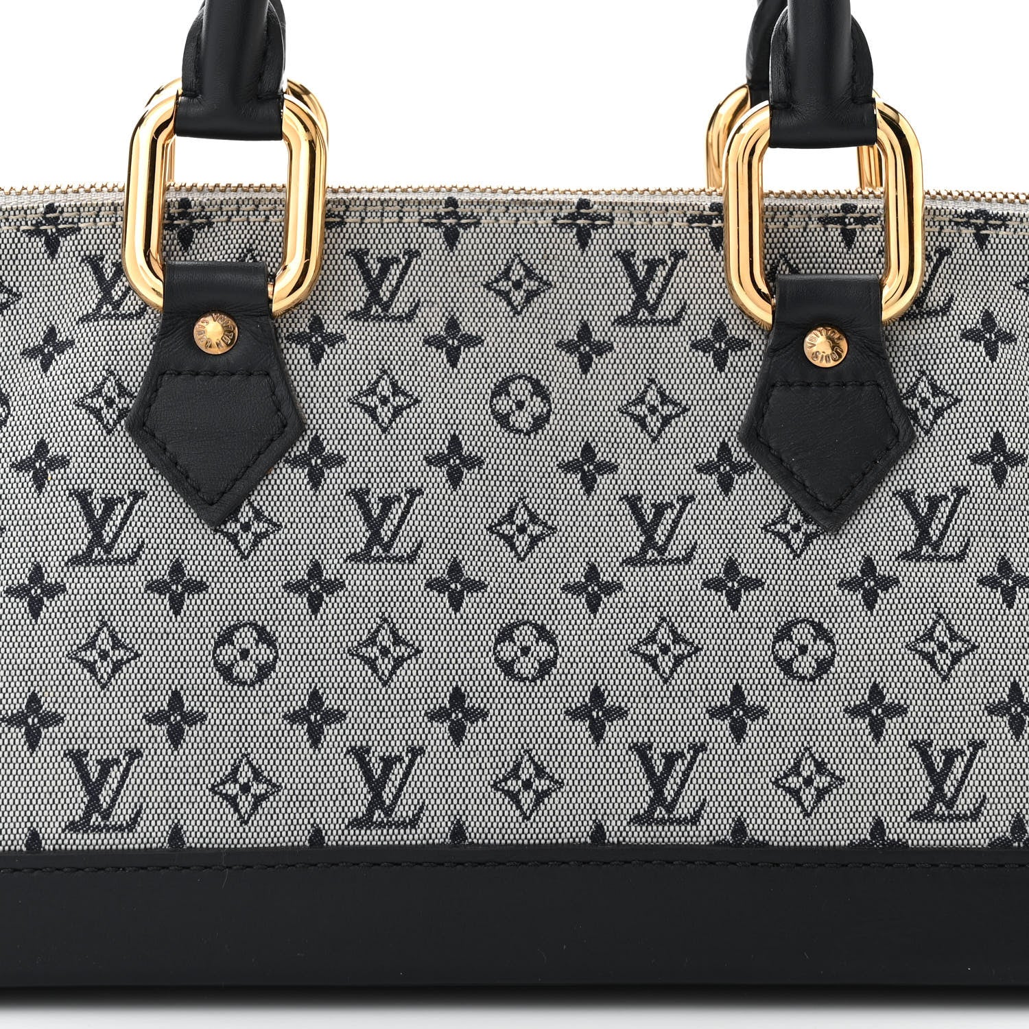 Louis Vuitton Mini Monogram Alma Long Blue 7 of 9
