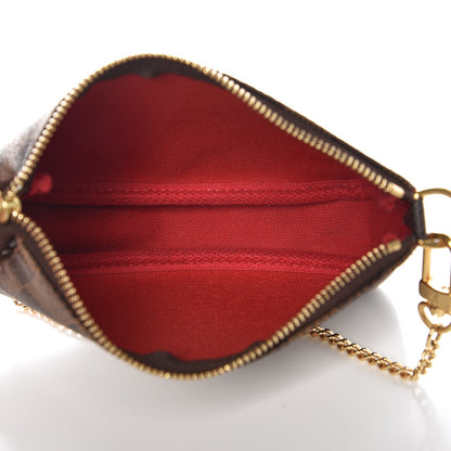 Louis Vuitton Damier Ebene Mini Pochette Accessories 6 of 16