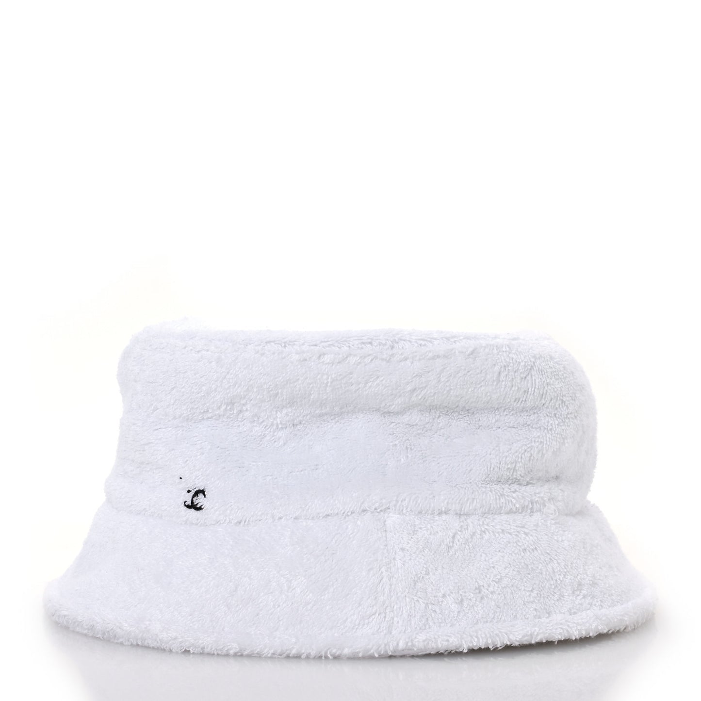 Terry Cloth CC Bucket Hat L White