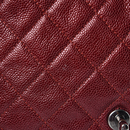 Chanel Iridescent Caviar Quilted Large Chic Flap Red 8 of 12