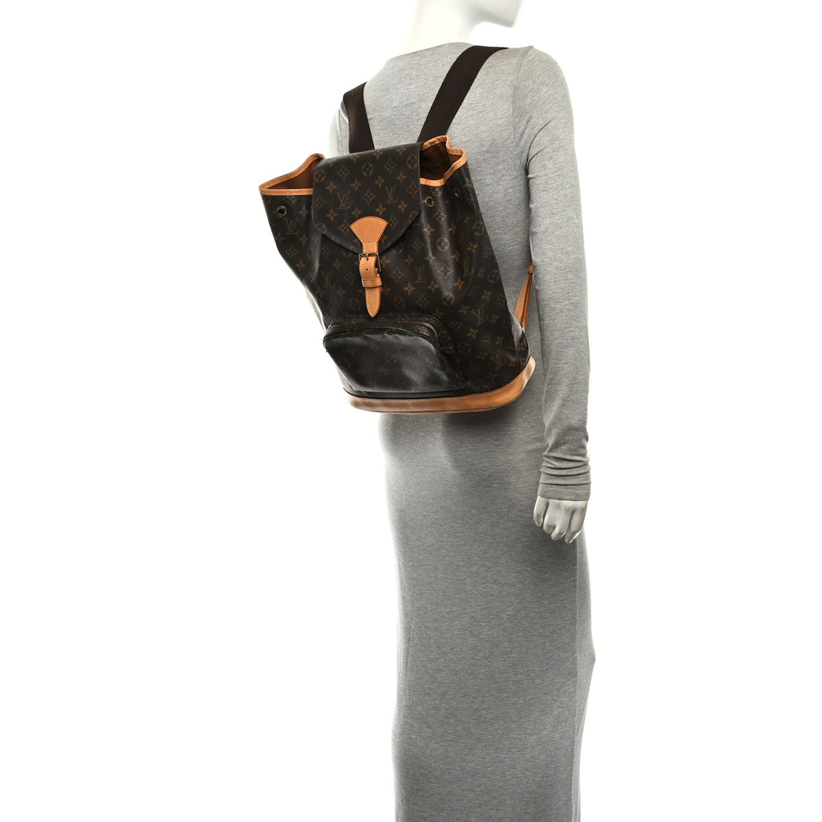 Louis Vuitton Monogram Montsouris GM Backpack 3 of 10