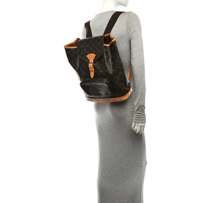 Louis Vuitton Monogram Montsouris GM Backpack 3 of 10