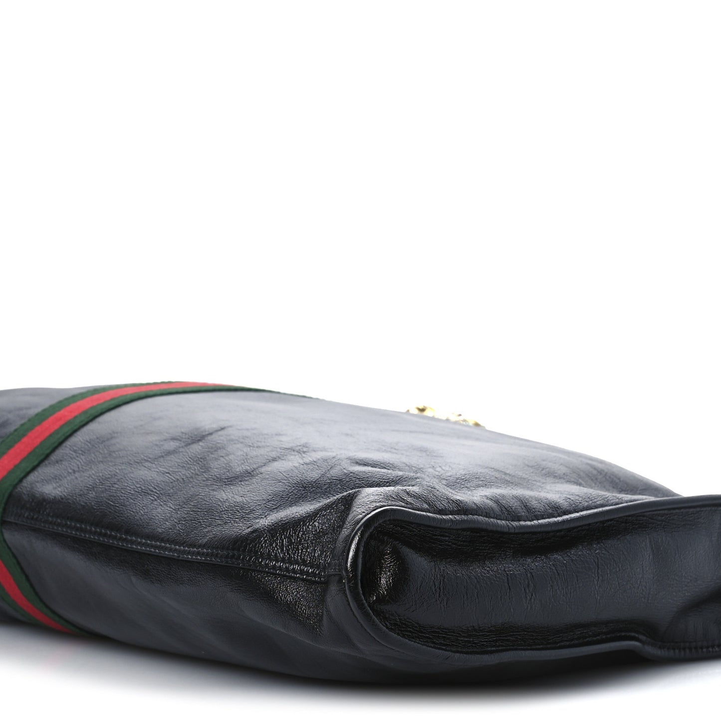 Calfskin Maxi Rajah Chain Tote Black