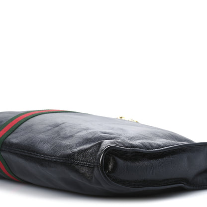 Gucci Calfskin Maxi Rajah Chain Tote Black 11 of 14