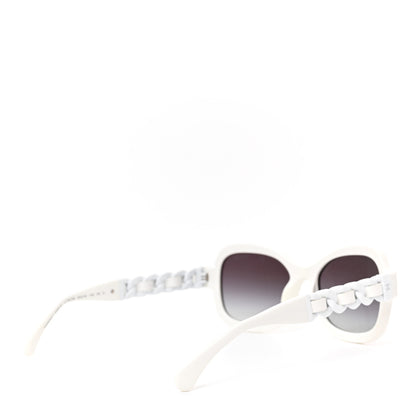 Chanel Acetate Chain Sunglasses 5470-Q-A White 4 of 6