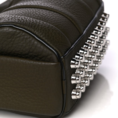 Alexander Wang Pebbled Calfskin Mini Rockie Matte Khaki Green Rhodium Hardware 11 of 12