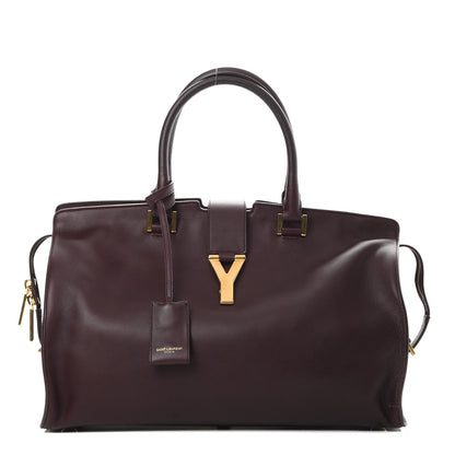 Saint Laurent Calfskin Medium Classic Y Cabas Bordeaux 1 of 17