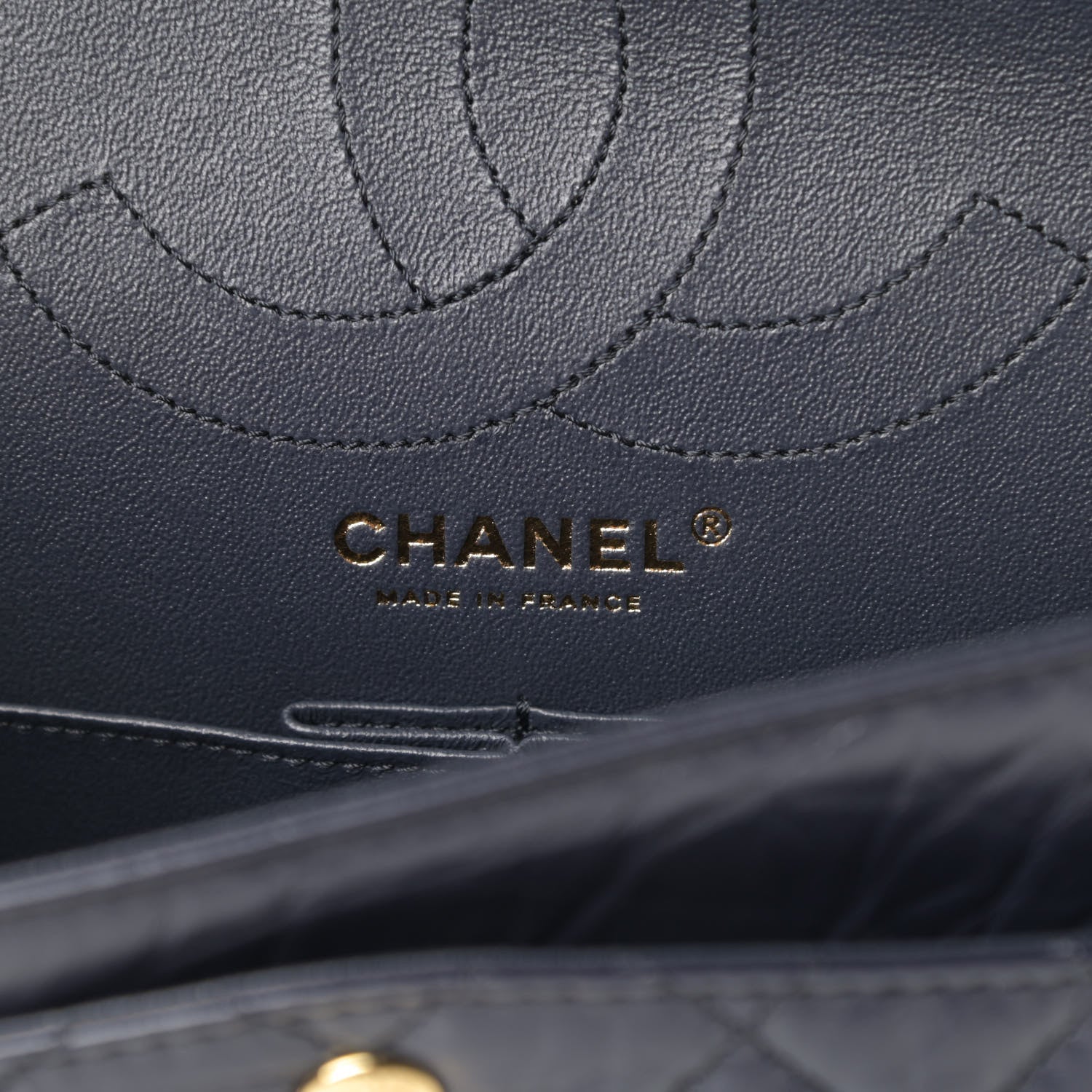 Chanel Aged Calfskin Quilted 2.55 Reissue 225 Flap Navy 6 of 13