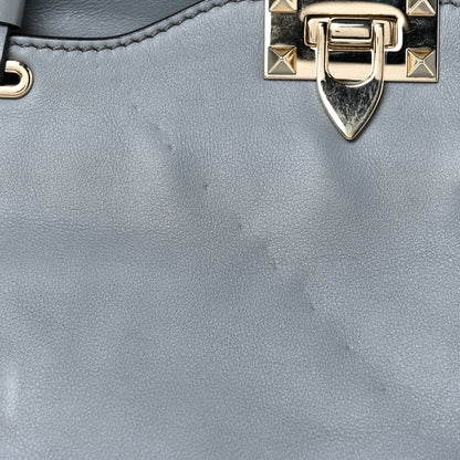 Valentino Garavani Vitello Medium Rockstud Tote London Stone 7 of 23