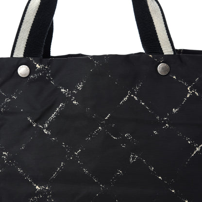 Chanel Nylon Travel Duffel Bag Black 14 of 14