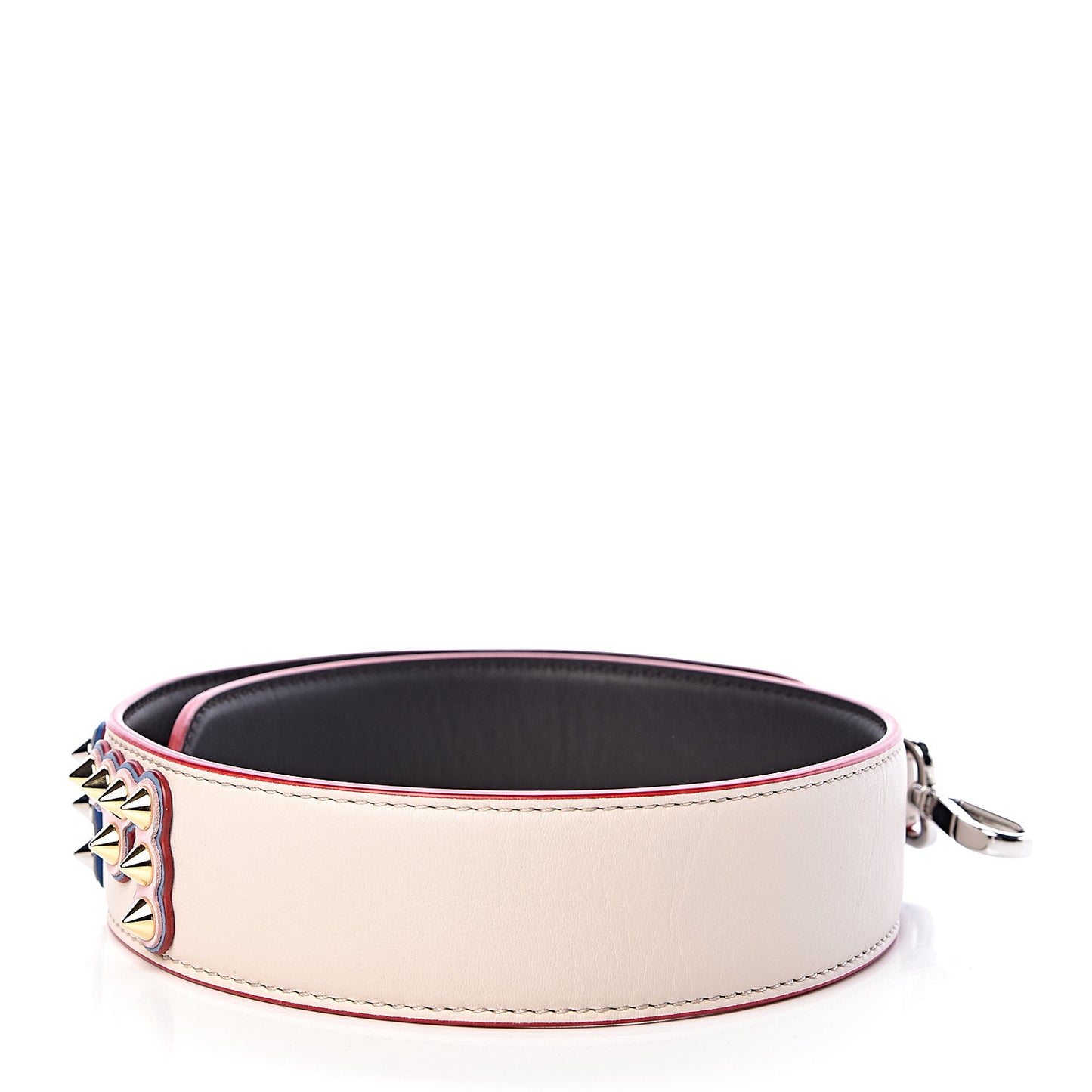 Vitello Dolce Fun Fair Metal Studded Strap You Camelia Multicolor